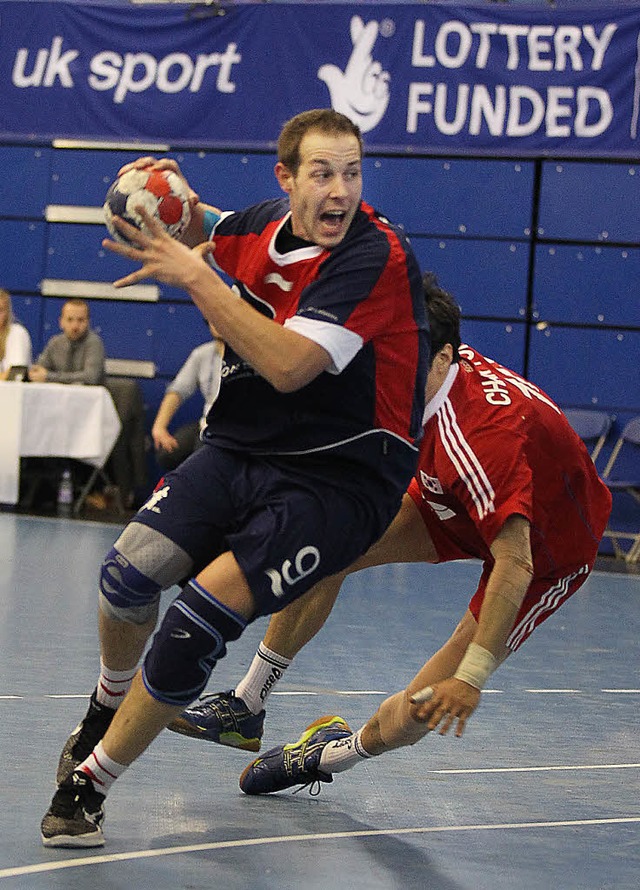 Simon Wittlin aus Basel in einem  Testspiel  | Foto: Michael Barnett