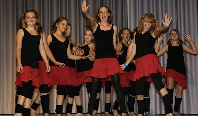 Ausschnitt aus dem Highschool Musical  | Foto: Friederike Marx-Kohlstdt