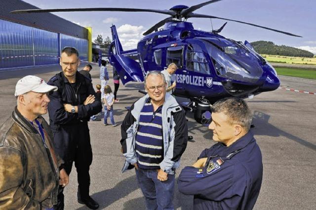 Der Helikopter ist der Star