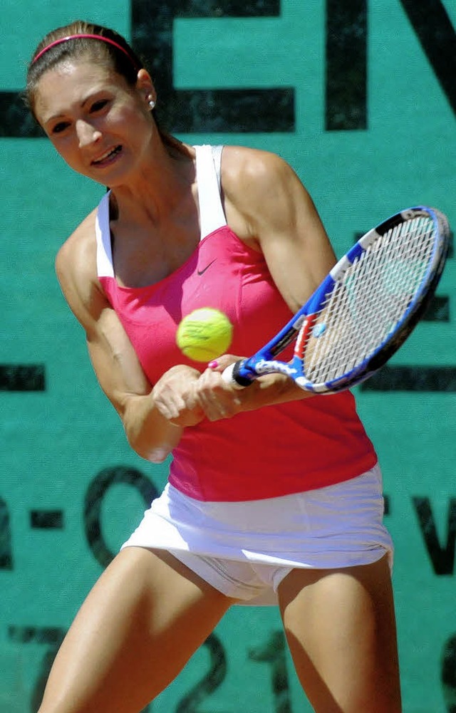 Diana Vranceanu gewann am Sonntag ihr Einzel.   | Foto: Archiv: Peter Aukthun