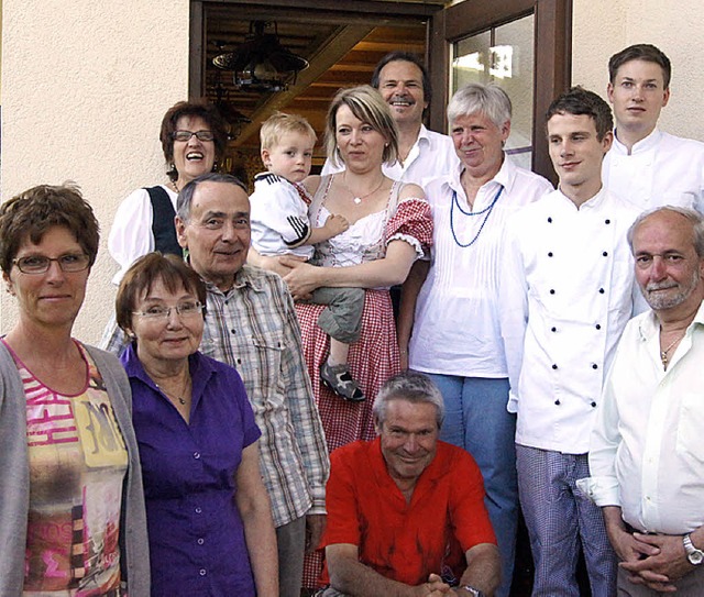 Treue-Feier mit Familie Feucht, Schlz...sthof  &#8222;Adler-Pelzmhle&#8220;.   | Foto: Gt