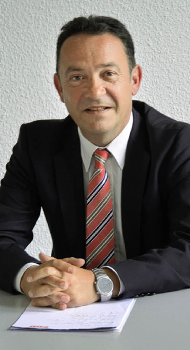 Der Landtagsabgeordnete  Marcel Schweh...rview in der Emmendinger BZ-Redaktion   | Foto: Hans-Jrgen Trul
