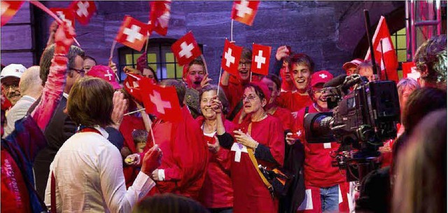 Keine Schweizer, sondern Deutsche sind...westerstadt bei deren Fernsehauftritt.  | Foto: privat