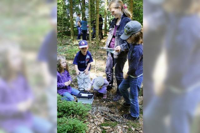 Eltern und Kinder forschten gemeinsam