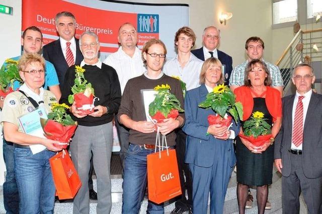 Brgerpreis der Sparkasse Staufen-Breisach verliehen