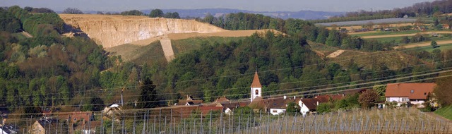 Wo soll weiterer Kalkabbau stattfinden...emeinde Efringen-Kirchen die Geister.   | Foto: Victoria Langelott