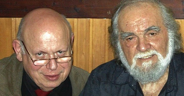 Erwin Lang  und Kostas Papanastasiou sind gute Freunde.   | Foto: Privat