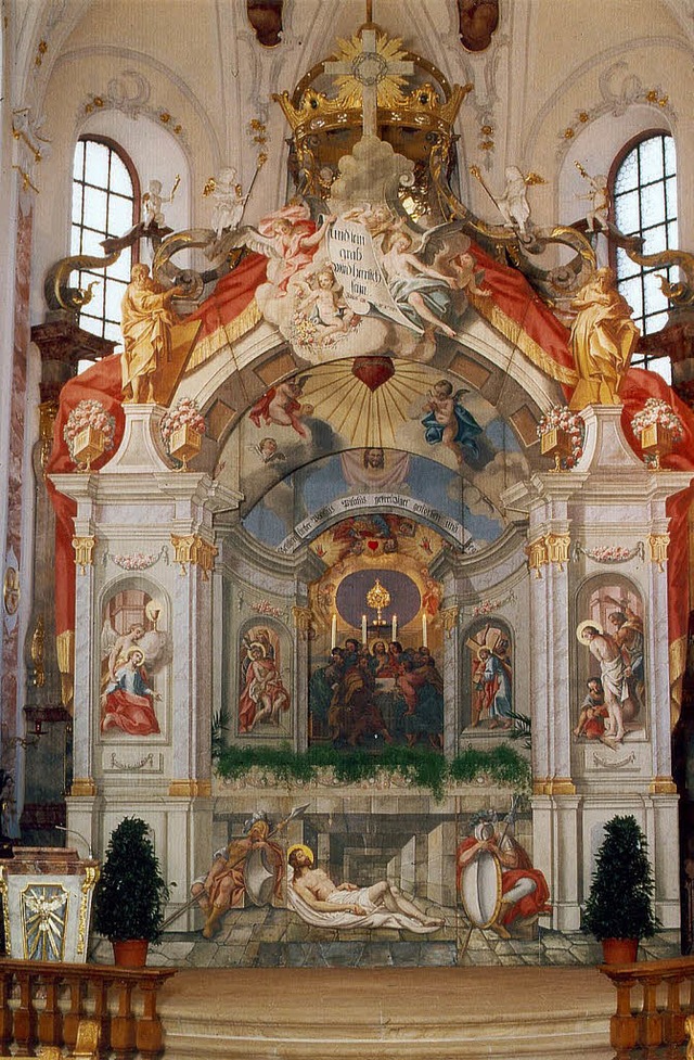Das Heilige Grab  im Jahre 2000. Das K...m nchsten Jahr wieder gezeigt werden.  | Foto:  Dieter Weis