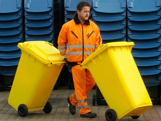 Die gelber Tonne ersetzt den gelben Sack &#8211; und wird gefriger.  | Foto: dpa picture alliance