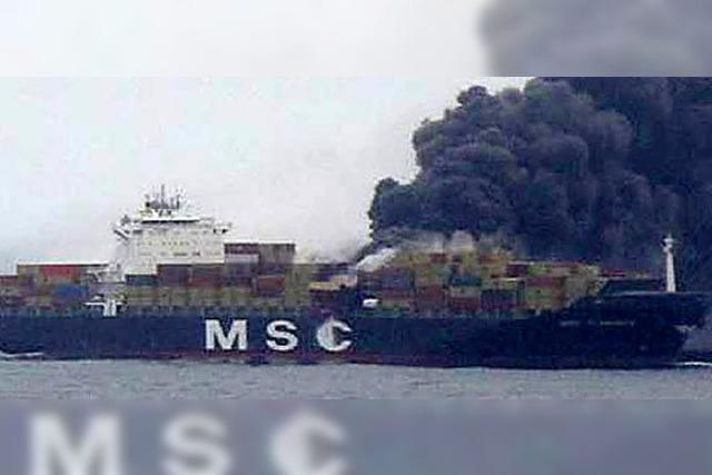 Zweite Explosion auf deutschem Schiff