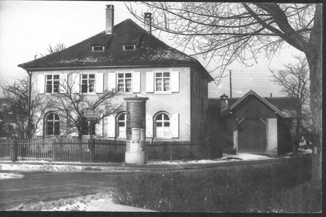 Aus dem Jahr 1930 stammt das historisc...ost und Polizeistation genutzt wurde.   | Foto: Stadtarchiv