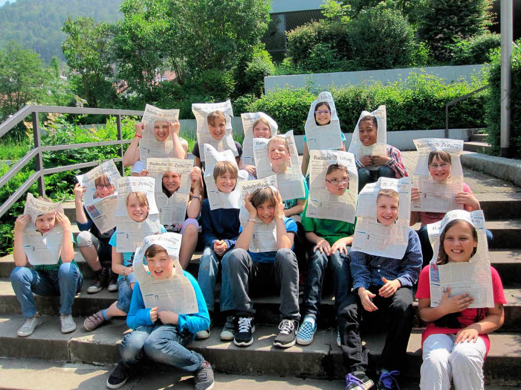 Klasse 4b der Grund und Werkrealschule Seelbach 