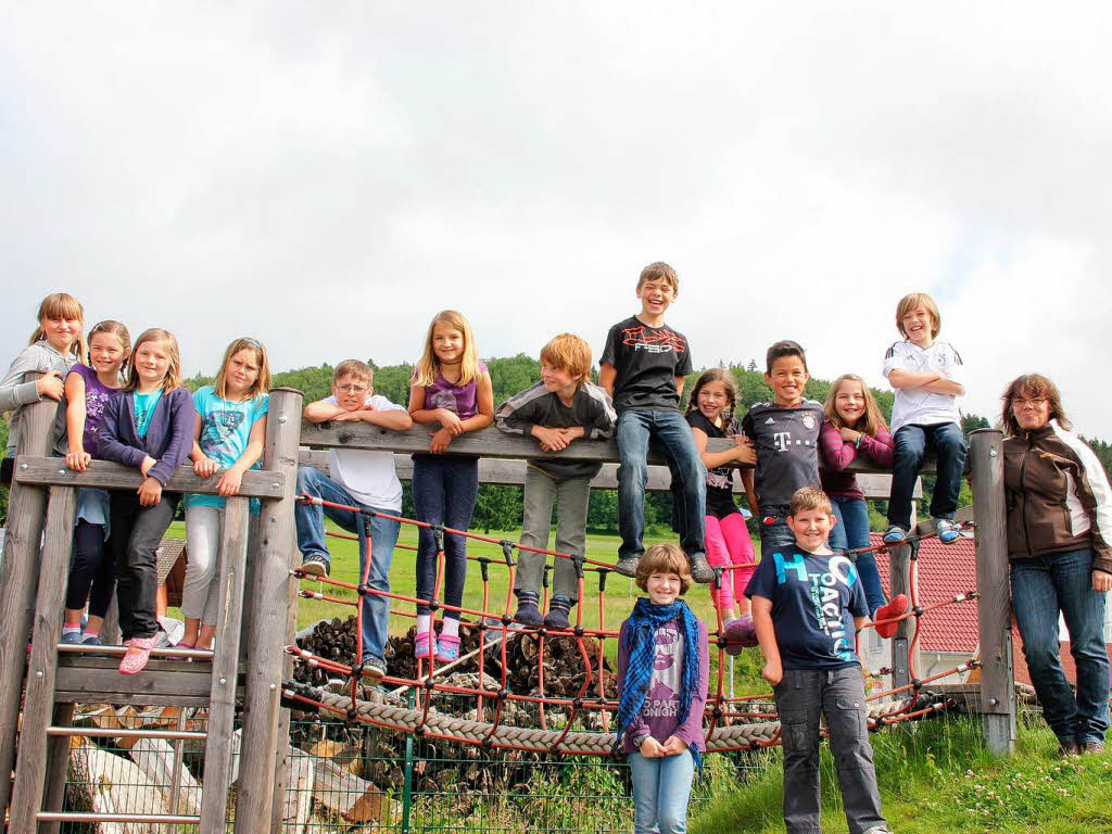 Klasse 4 der Grundschule Biederbach