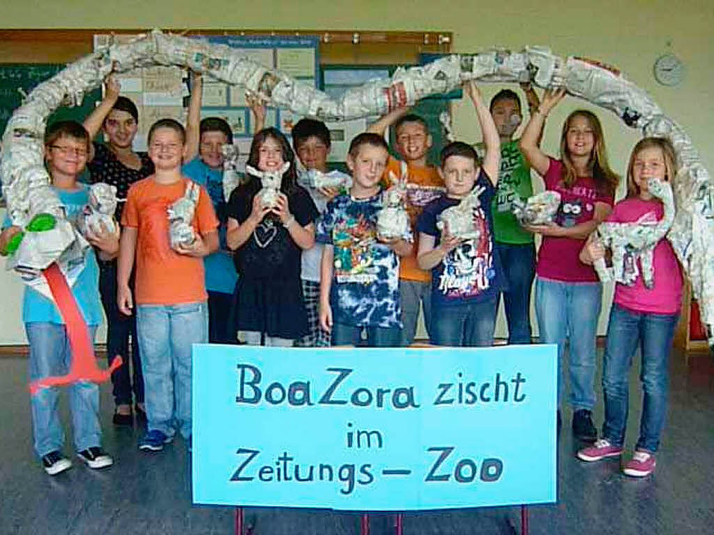 1. Platz – Klasse 4 b der Grund- und Werkrealschule Rust/Kappel-Grafenhausen 