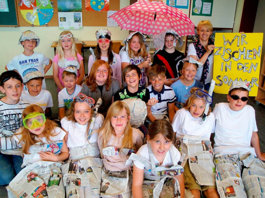 Klasse 4a der Grund- und Werkrealschule Rust 