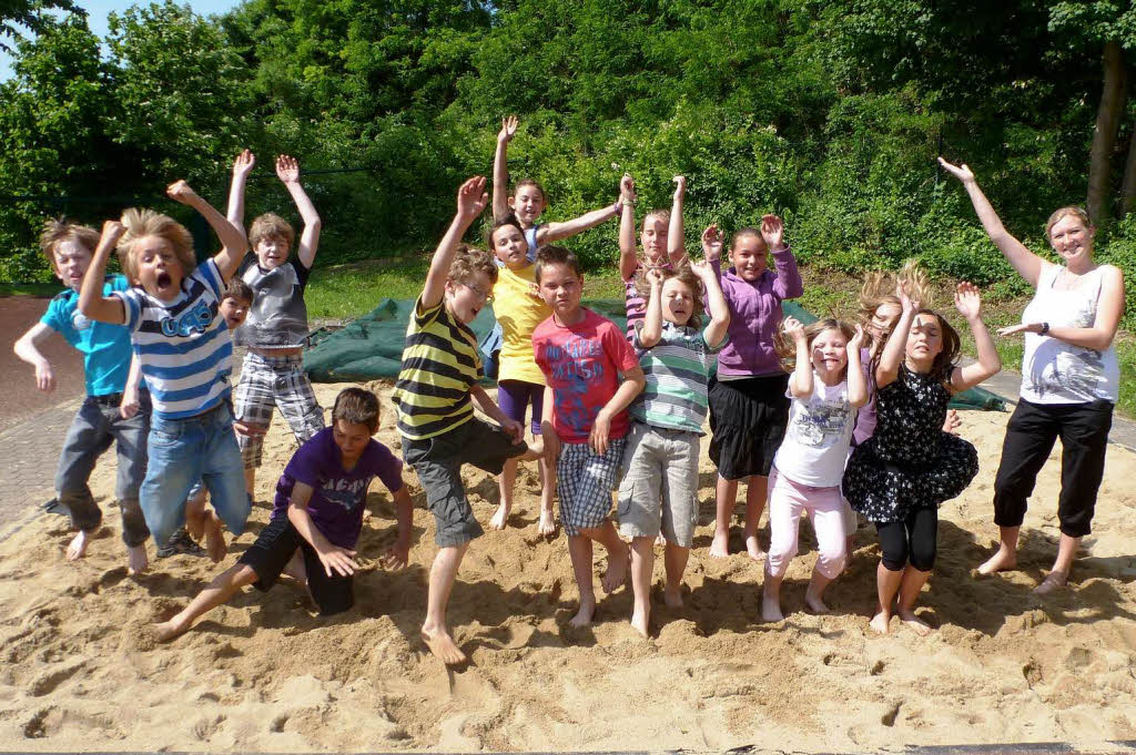 Klasse 4 b der Silberbergschule Bahlingen 