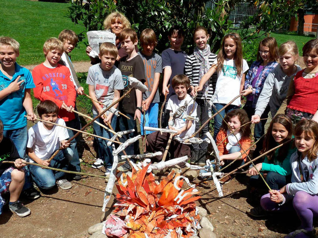 Klasse 4a der Neunlindenschule Elzach 