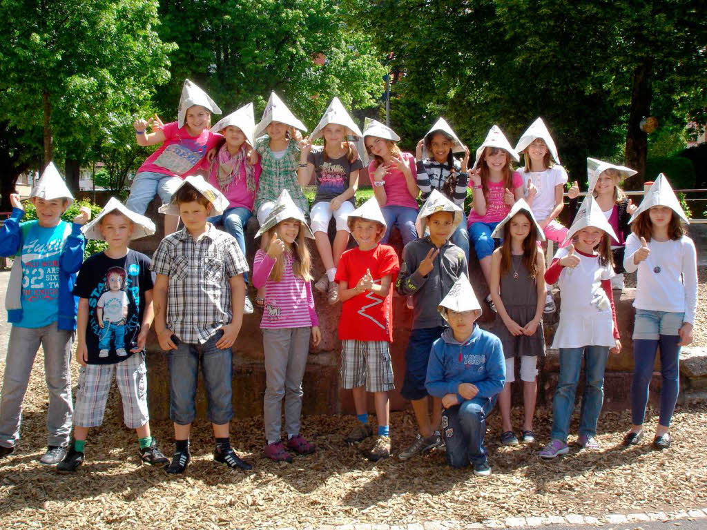 Klasse 4b der Schwarzenbergschule Waldkirch 