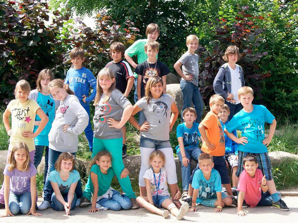 Klasse 4 der Grundschule Niederschopfheim