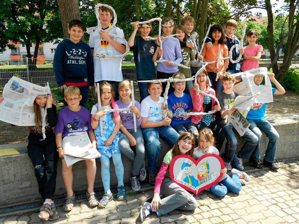 Klasse 4d der Hans-Thoma-Schule Neue Schule  Weil-Haltingen 