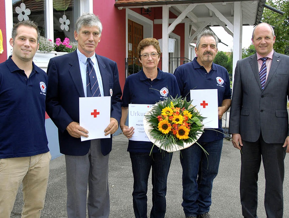 DRK Ehrt Verdiente Aktive - Sasbach - Badische Zeitung