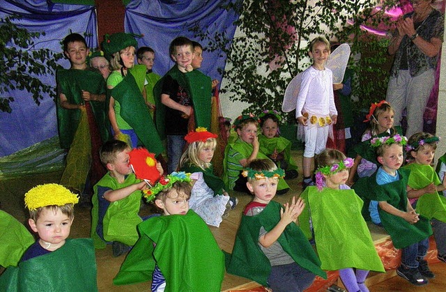 Beim Sommerfest vom Kindergarten St. E...Obersimonswald war allerhand geboten.   | Foto: Hans-Jrgen Wehrle