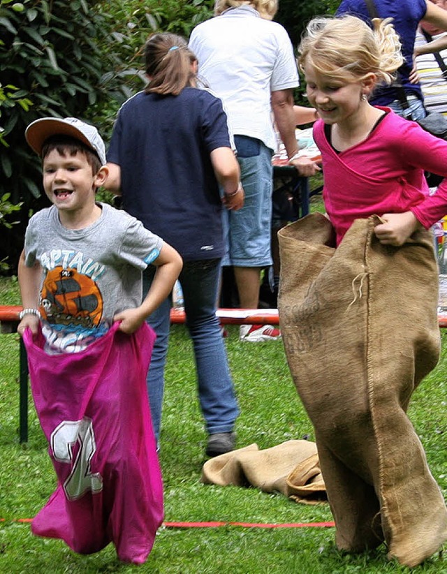 Spiel, Spa und Spannung gab es fr di...beim  traditionellen Kindernachmittag.  | Foto: zorn
