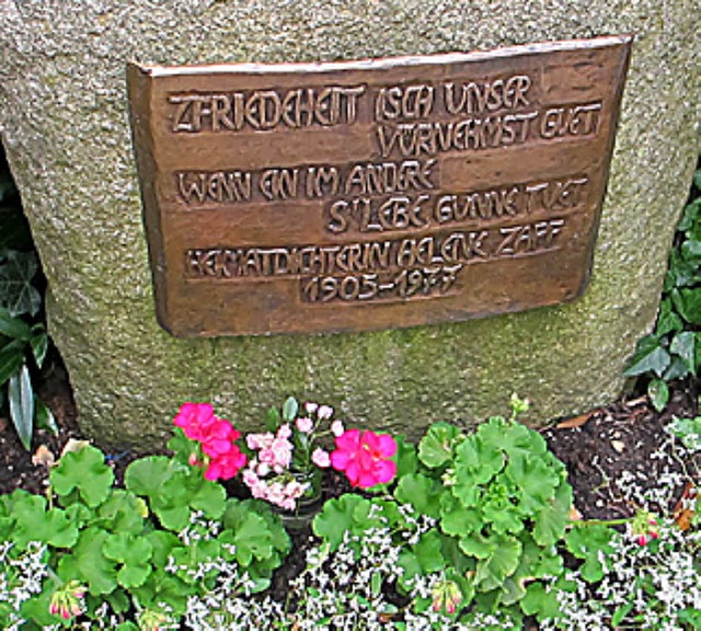 Der Gedenkstein auf dem Lindenplatz    | Foto: PRIVAT