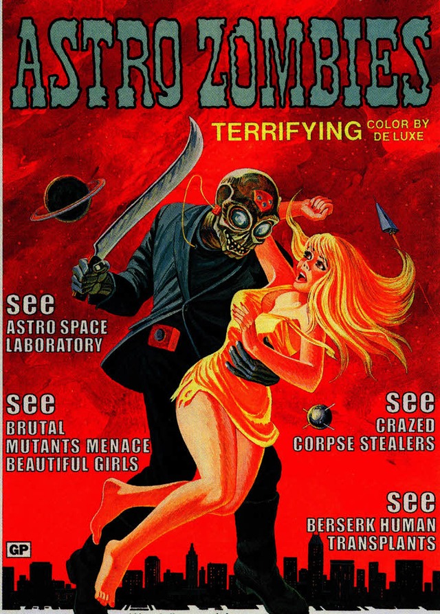 Das Filmplakat zu Ted V. Mikels Zombie...tro Zombies&#8220; aus dem Jahr 1968.   | Foto: Verlag