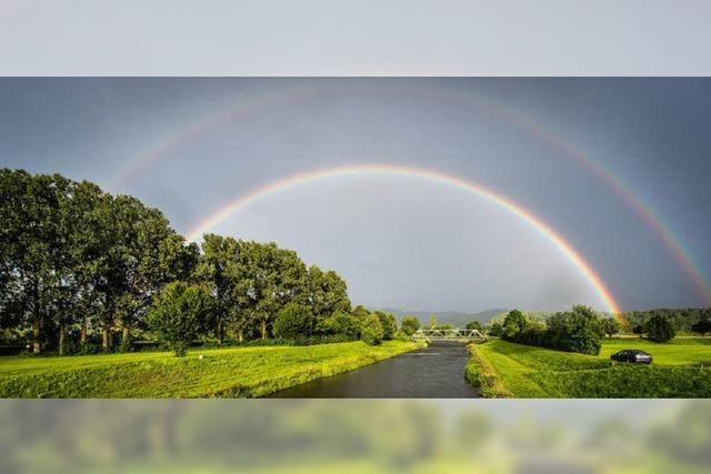 Foto des Tages: Doppeldeckerregenbogen