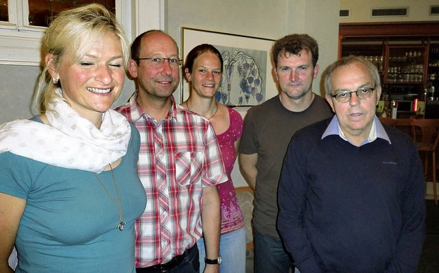 Der neugewhlte Aufsichtsrat im Verein... Foto Susi Meier und Roland Willmann.   | Foto: Heidrun Simoneit