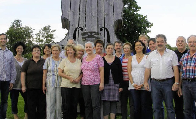 Der neu gegrndete gemischte Chor da C...s Geigenbaus in Rtenbach erinnert.     | Foto: Liane Schilling