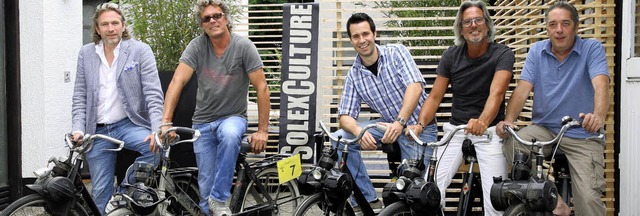 Solex-Freunde mit Hang zu Hherem (von...h, Ludwig Hoferer und  Daniel Gieler   | Foto: Peter Heck