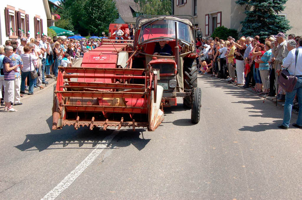 Sexau auf Zeitreise: Historische landwirtschaftliche Fahrzeuge.