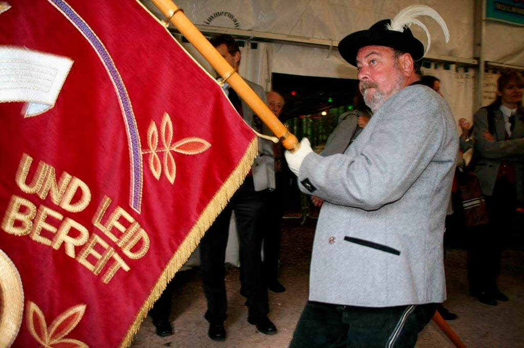 Impressionen vom Bezirksmusikfest mit Fahnenweihe der Trachtenkapelle Hartschwand-Rotzingen