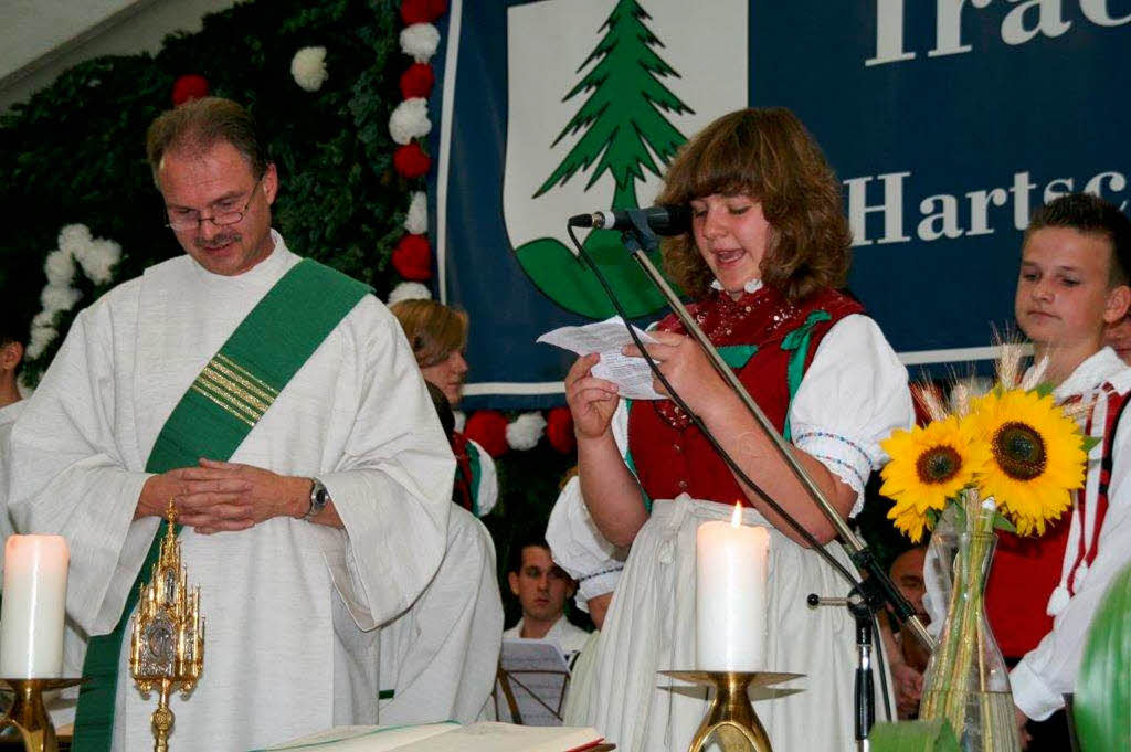 Impressionen vom Bezirksmusikfest mit Fahnenweihe der Trachtenkapelle Hartschwand-Rotzingen