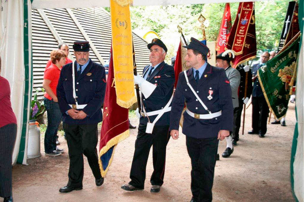 Impressionen vom Bezirksmusikfest mit Fahnenweihe der Trachtenkapelle Hartschwand-Rotzingen