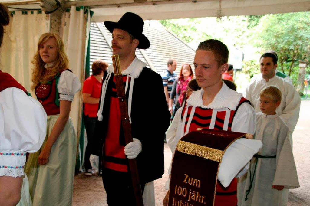 Impressionen vom Bezirksmusikfest mit Fahnenweihe der Trachtenkapelle Hartschwand-Rotzingen