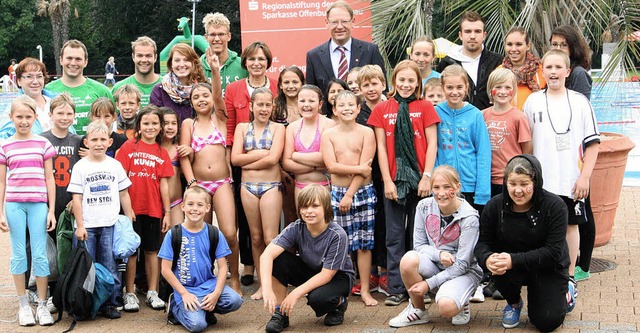 Bei den  ersten Offenburger Schulschwi..., den Schwimm-Sport-Verein Offenburg.   | Foto: sparkasse