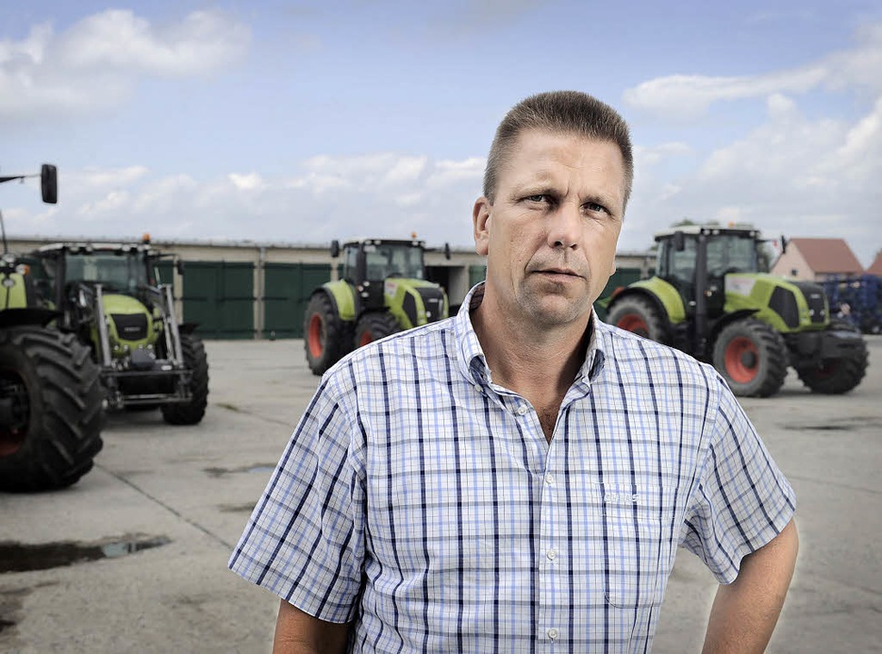 Michael Branding ist Landmaschinenhänd...n schon einige  Traktoren  gestohlen.   | Foto: Pritzkuleit
