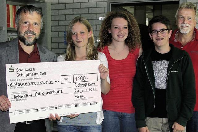 THG-Schler spenden ein Stck Lebensmut