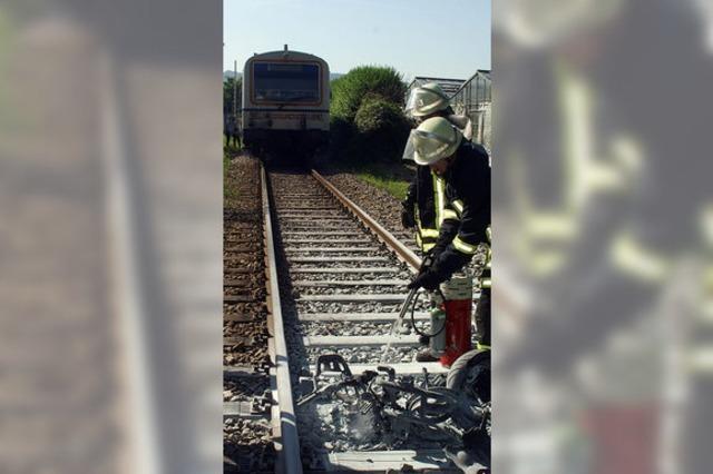 Rollerfahrer von S-Bahn erfasst