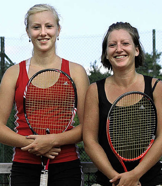 Nach dem Spiel: Dorothea (links) und Franziska Saar  | Foto: bergmann