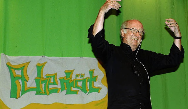 Jan-Uwe Rogge: &#8222;Ihre Kinder wre...en, wie Sie heute abend lachen.&#8220;  | Foto: Christine Speckner