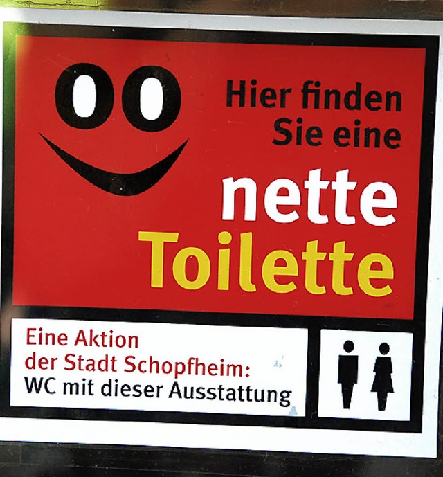 Die Ausstattung der netten Toilette ist unterschiedlich: Hier nur WC.  | Foto: privat