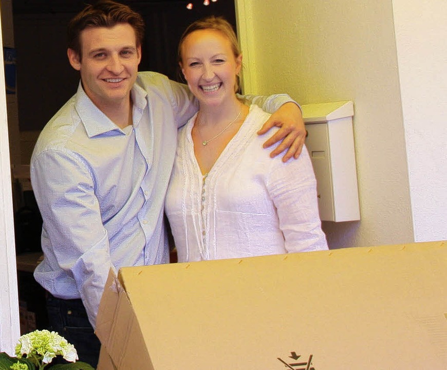 Florian und Tina Albrecht haben   in K...eschäft für Haushaltsgeräte eröffnet.   | Foto: Peikert