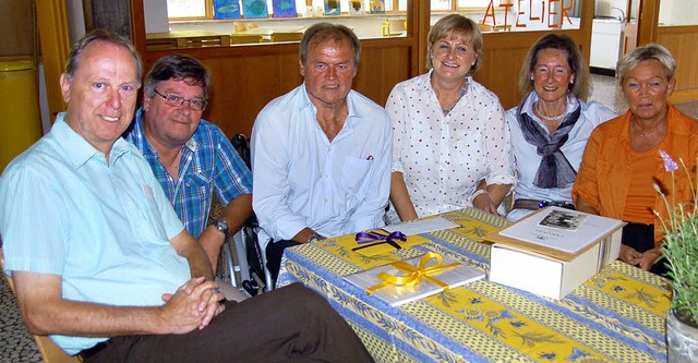 Feierten gemeinsam Abschied: Bernhard ...nd Christine Thoma-Garbe (von links).   | Foto: Ulrike Jger