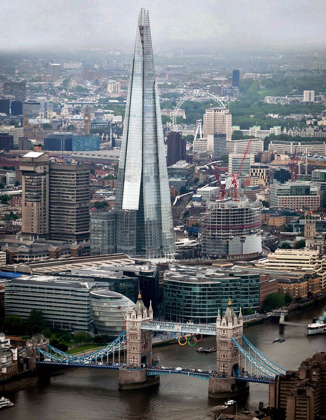 &#8222;Die Glasscherbe&#8220;: Das neu...erfekte Metapher fr das neue London    | Foto: dapd