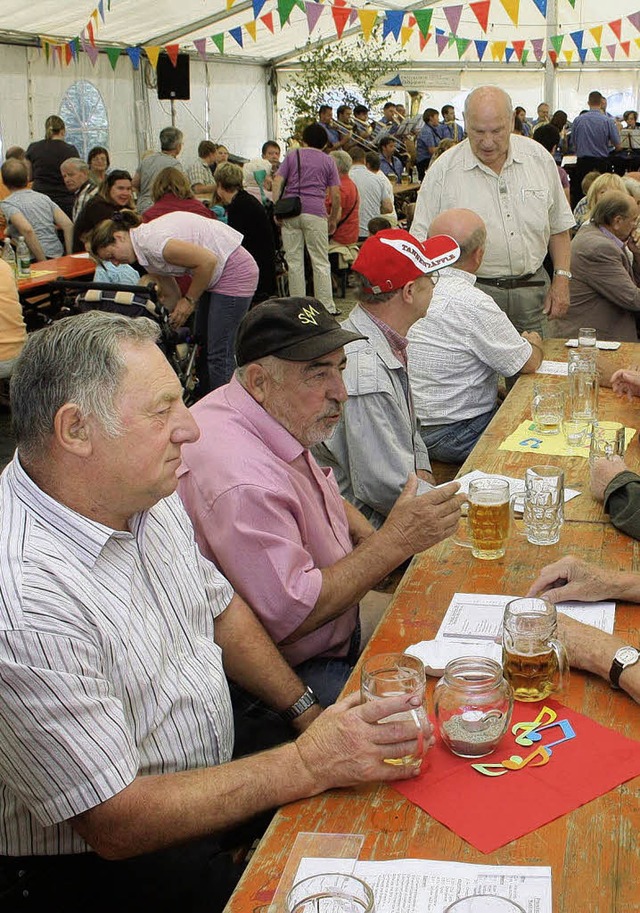 Seit Jahren ein beliebter Treffpunkt im Dorf: das Gartenfest des MV Mnchweier.   | Foto: ARCHIVFOTO: HILLER