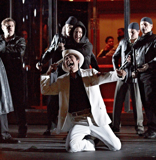 Ein Strizzi: Shigeo Ishino in Andrea Moses&#8217; &#8222;Don Giovanni&#8220;   | Foto: dpa